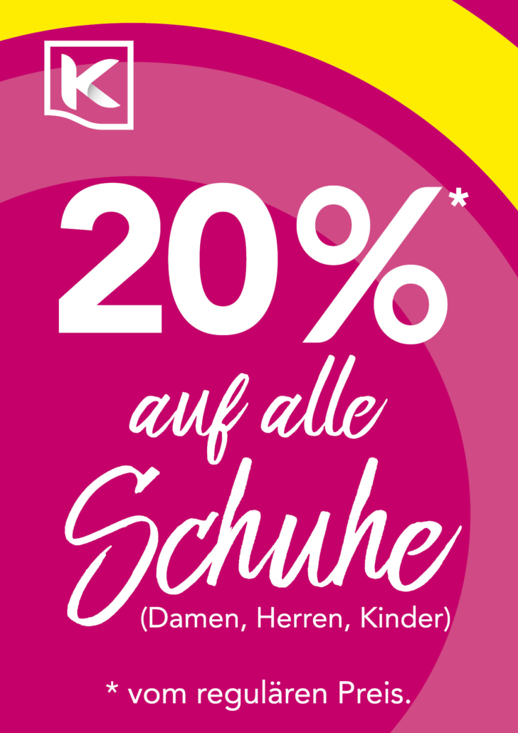 DIN A4 20% Auf Alle Schuhe