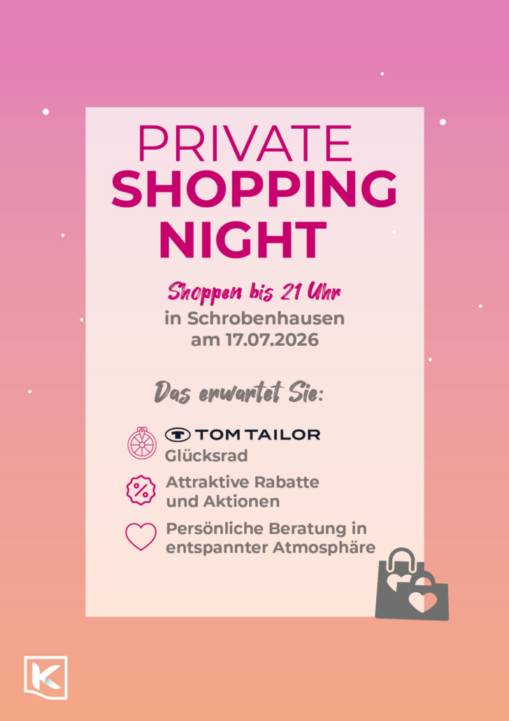 Private Shopping Night A4